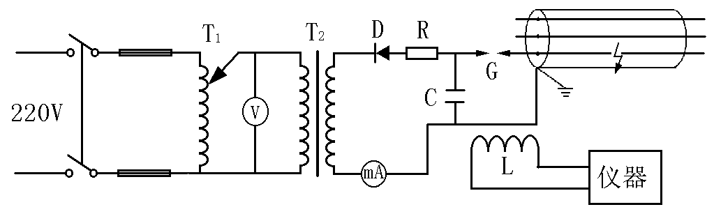 沖閃法測(cè)試接線方式 沖閃法測(cè)試接線方式